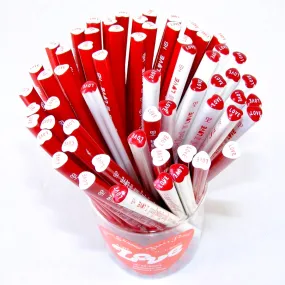 21203 VALENTINE LOVE HEART PENCILS-60