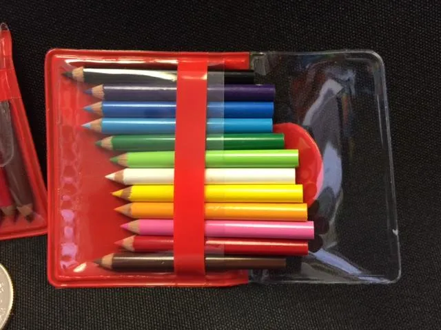 21612 12 MINI 1.75" PENCILS IN POUCH-12