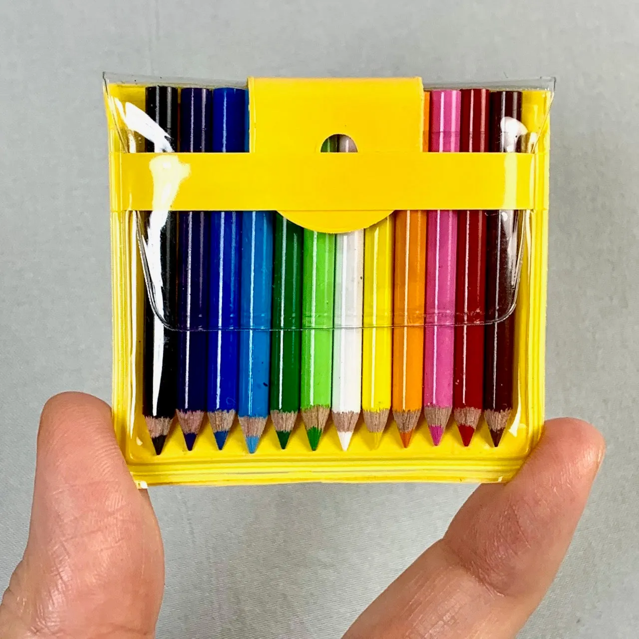 21613  12 Mini Pencils in Pouch Bulk-100