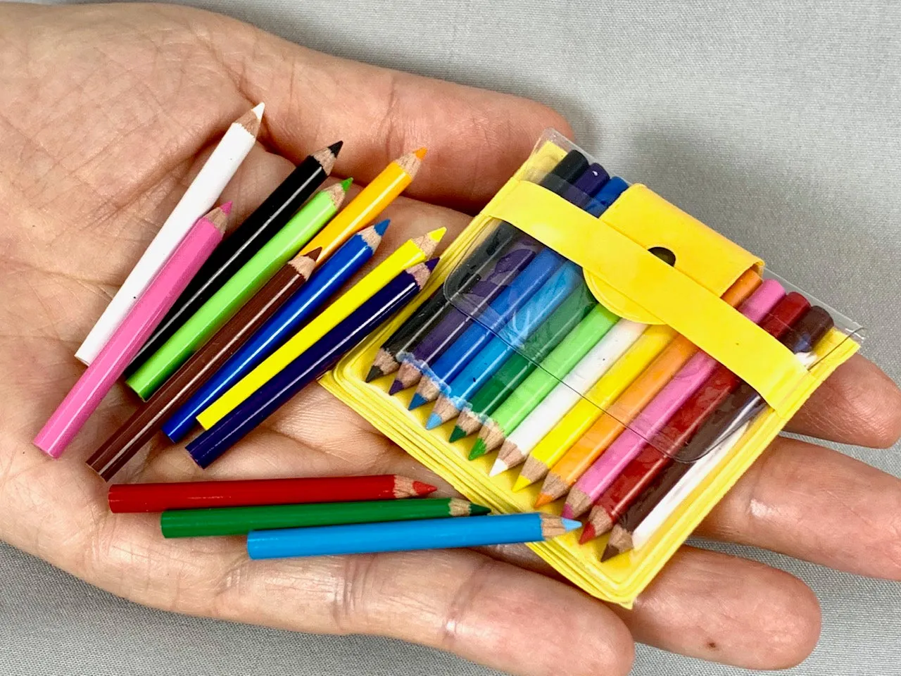 21613  12 Mini Pencils in Pouch Bulk-100