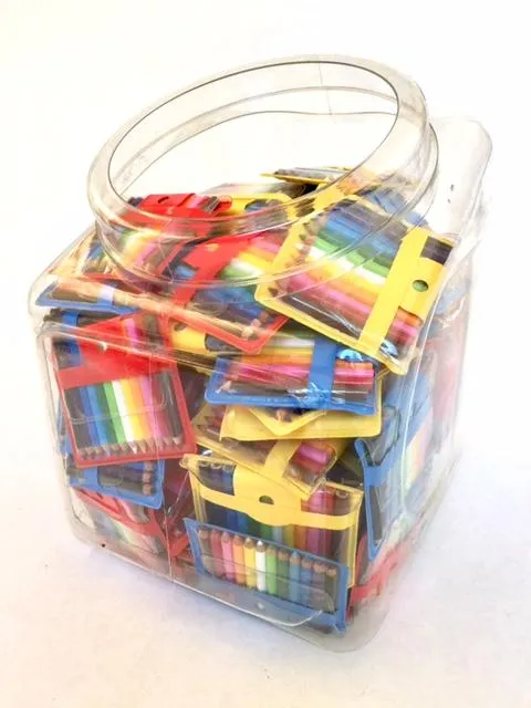 21613  12 Mini Pencils in Pouch Bulk-100