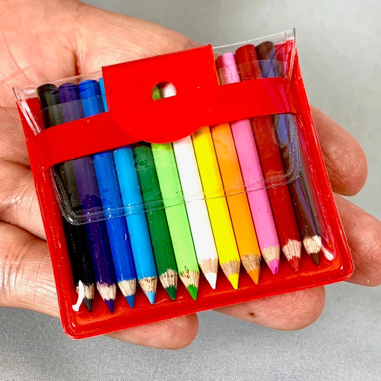 21613  12 Mini Pencils in Pouch Bulk-100