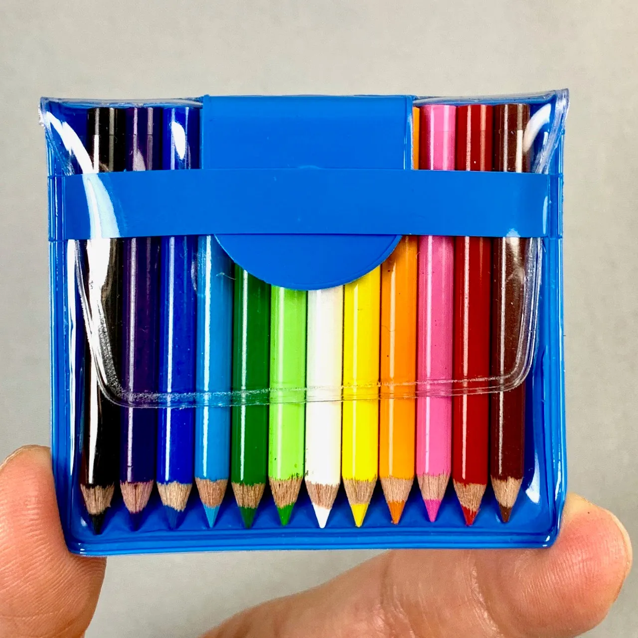 21613  12 Mini Pencils in Pouch Bulk-100