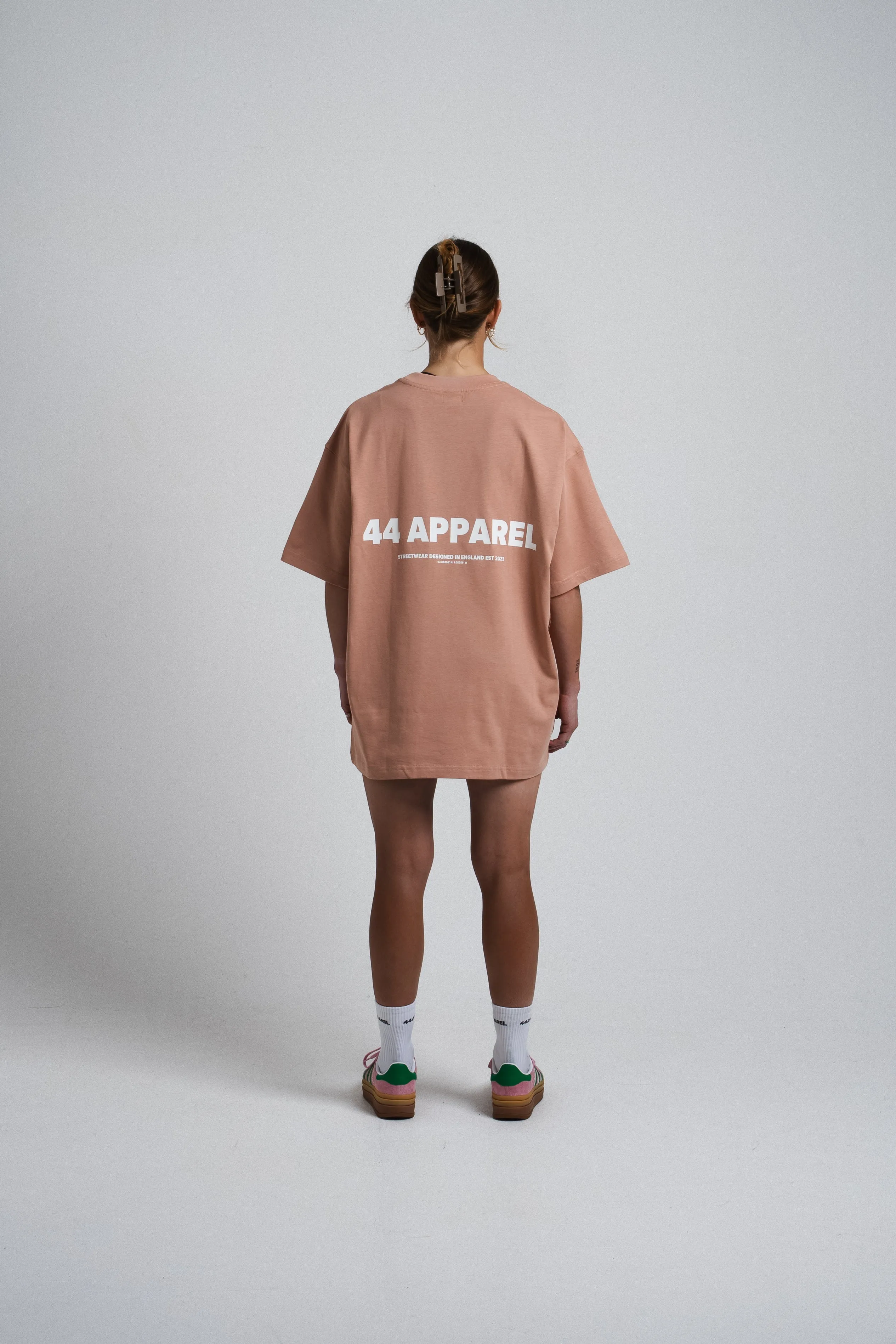 44 APPAREL OVERSIZED T-SHIRT - DUSTY PINK