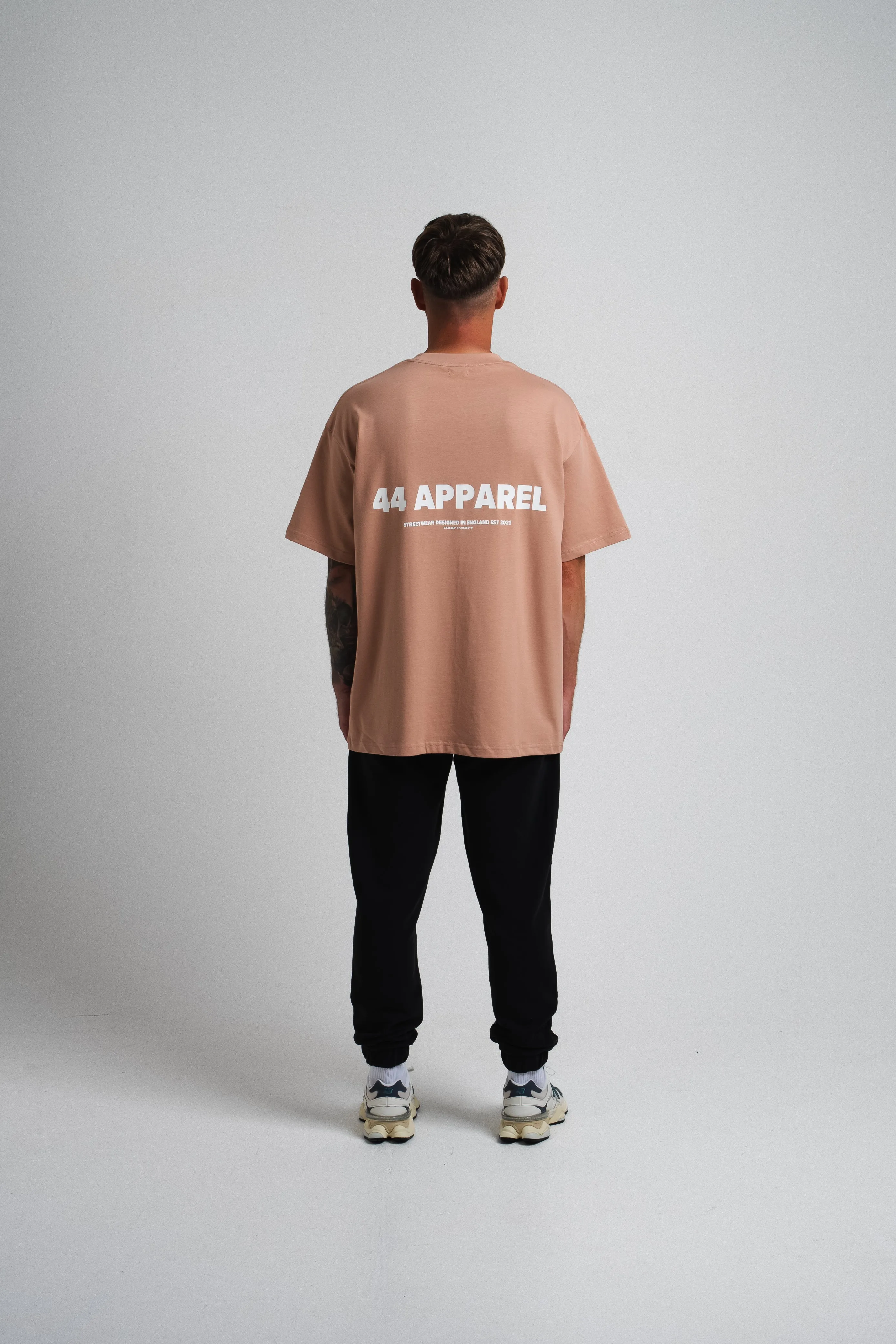 44 APPAREL OVERSIZED T-SHIRT - DUSTY PINK