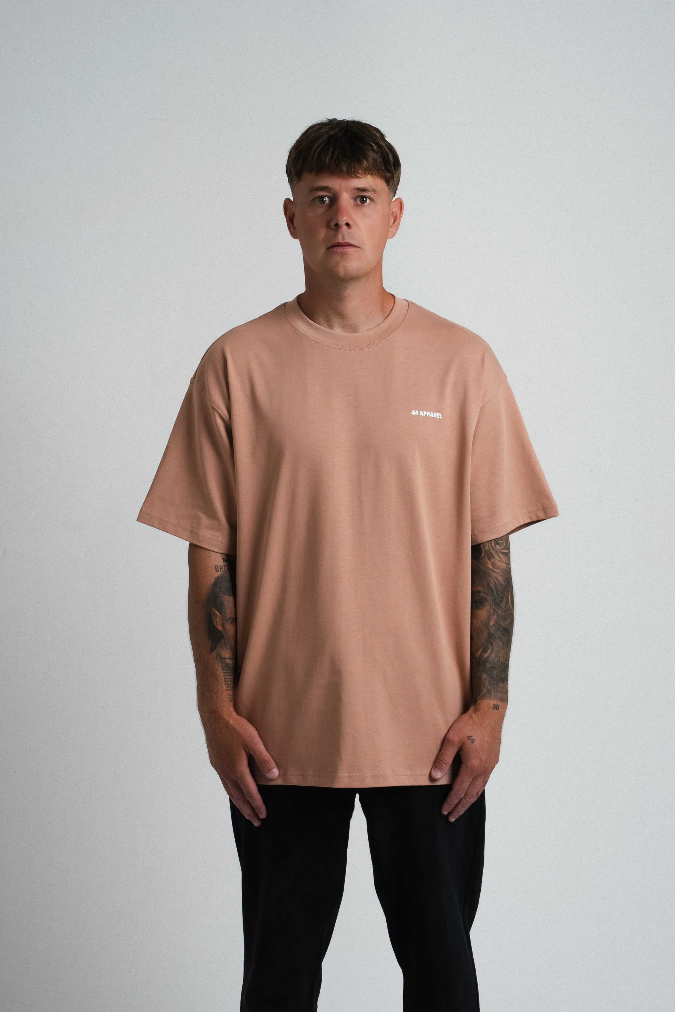 44 APPAREL OVERSIZED T-SHIRT - DUSTY PINK