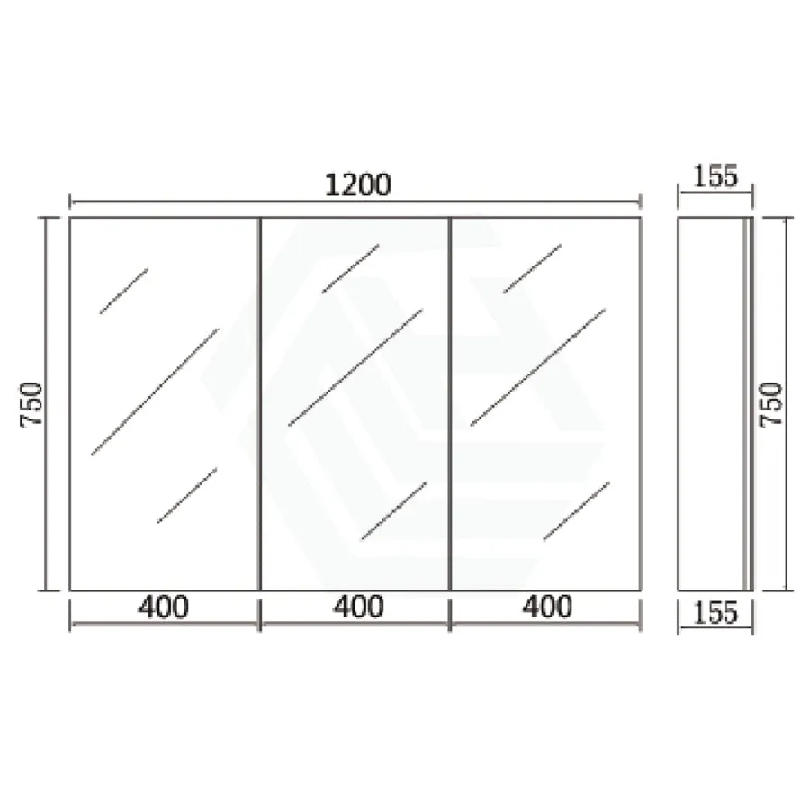 450/600/750/900/1200/1500mm PVC Pencil Edge Gloss White Shaving Cabinet With Mirror Polyurethane White Tempered Glass Shelves