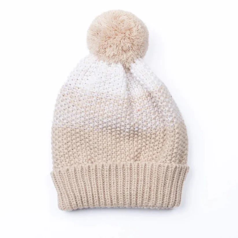 Alena Tri Tone Pom Hat