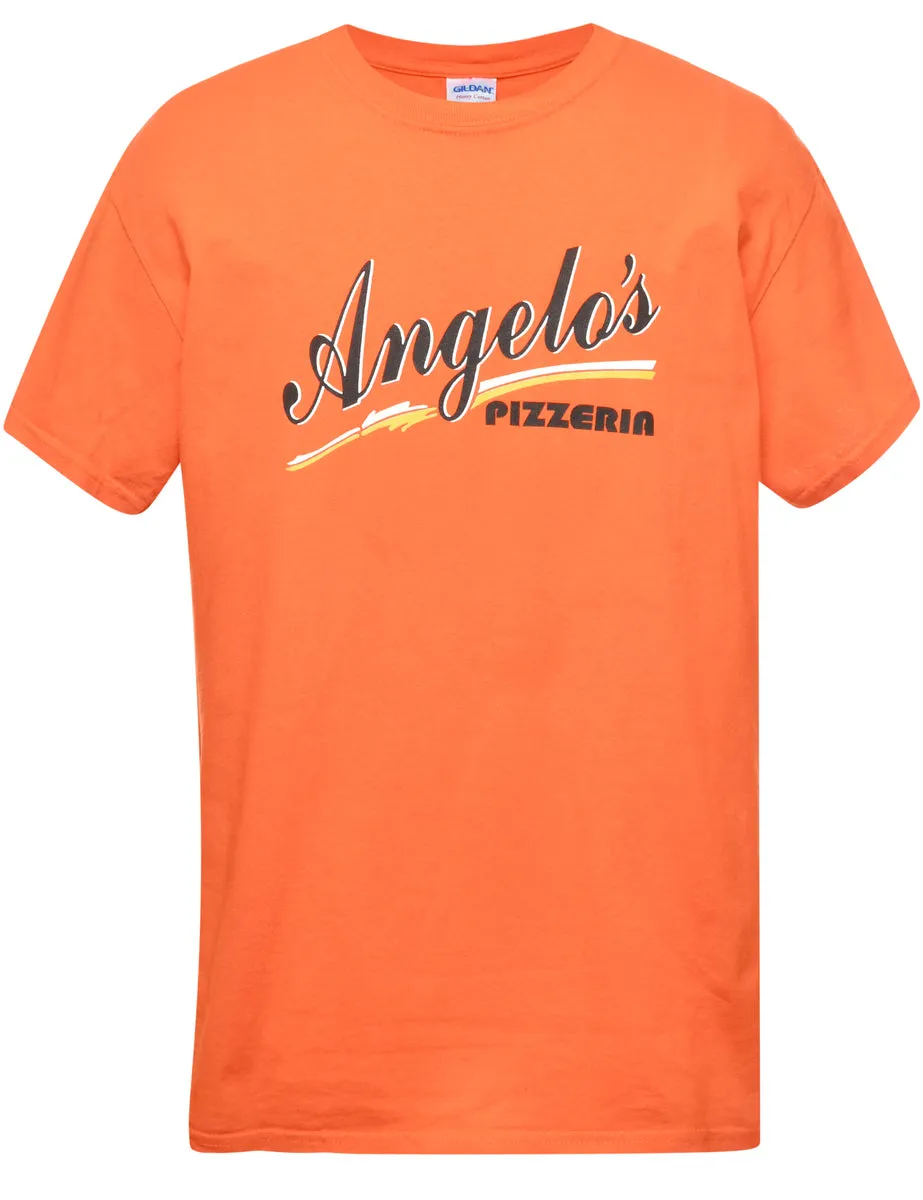 Angelo's Pizzeria Printed T-shirt - M