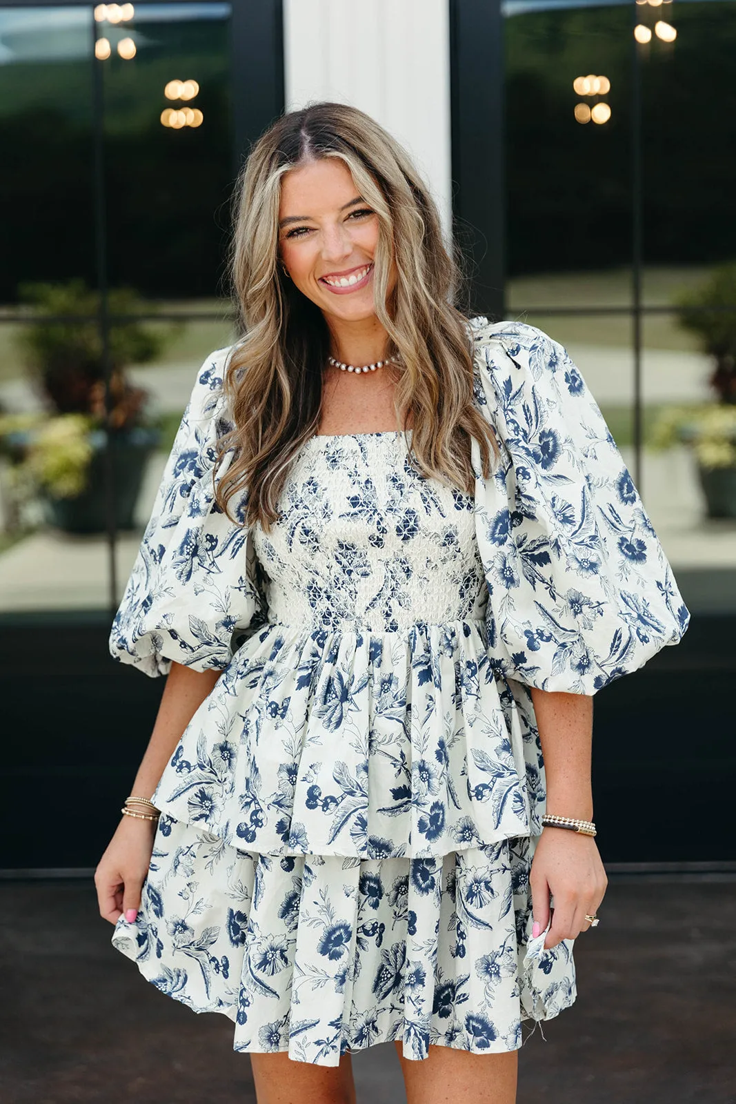 Ashlyn Mini Dress - Navy