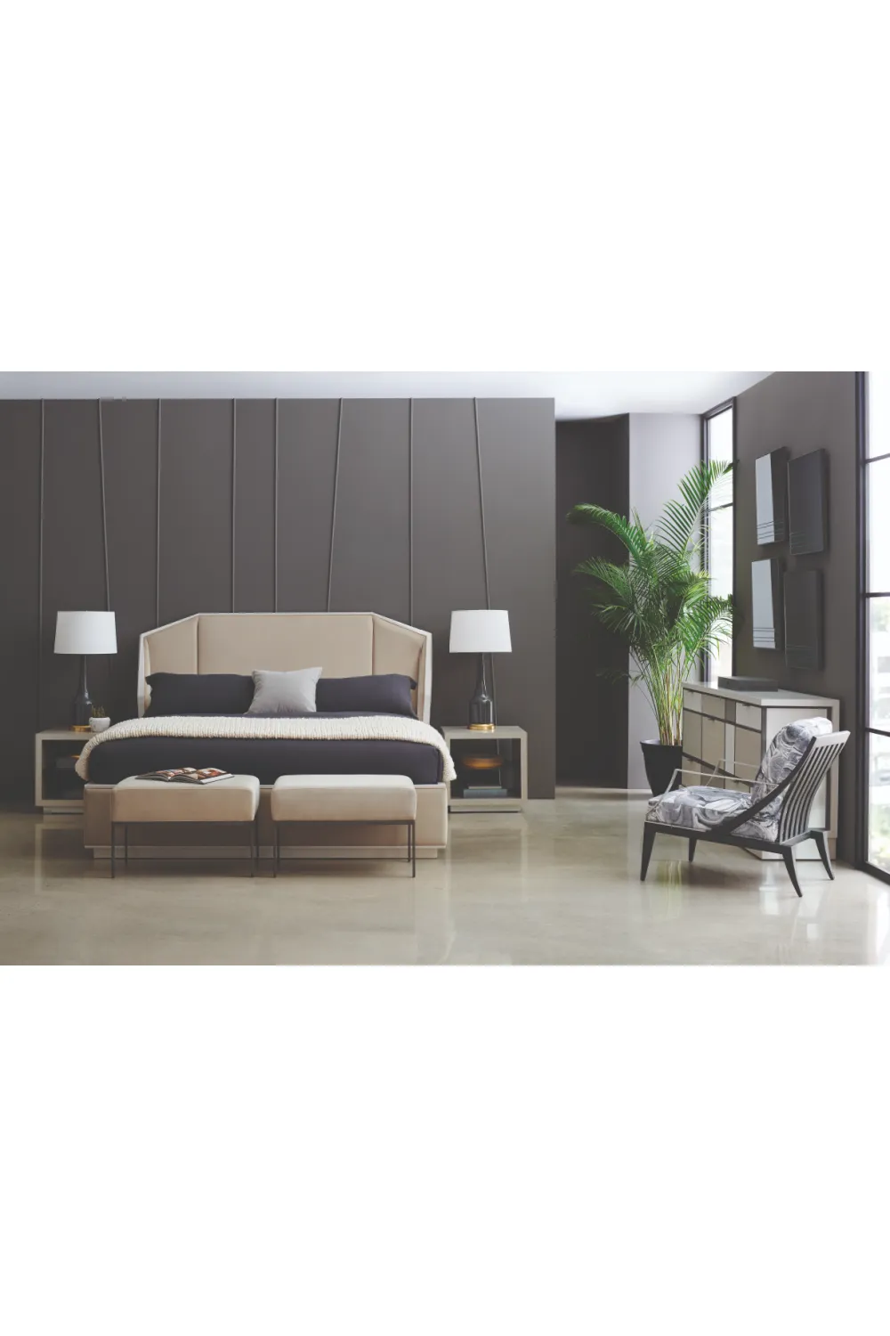 Beige Bed Bench | Caracole Expressions