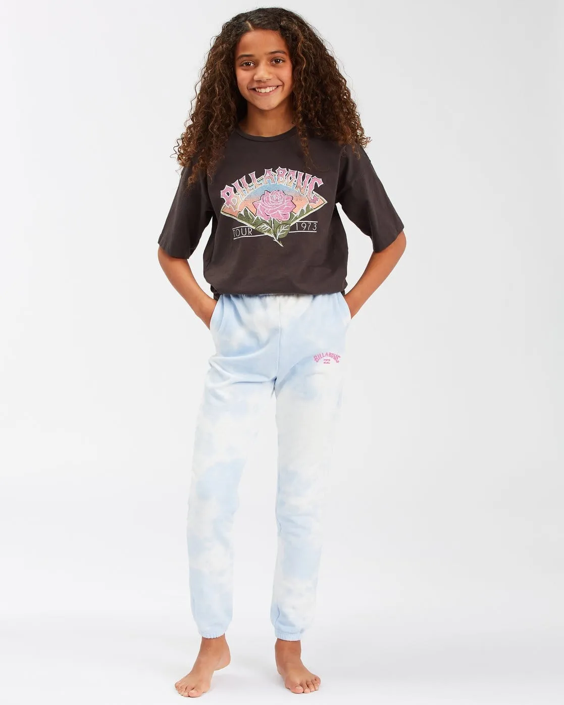 Billabong Girls High Waist Track Pants