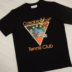 Black Tennis Club T-Shirt.