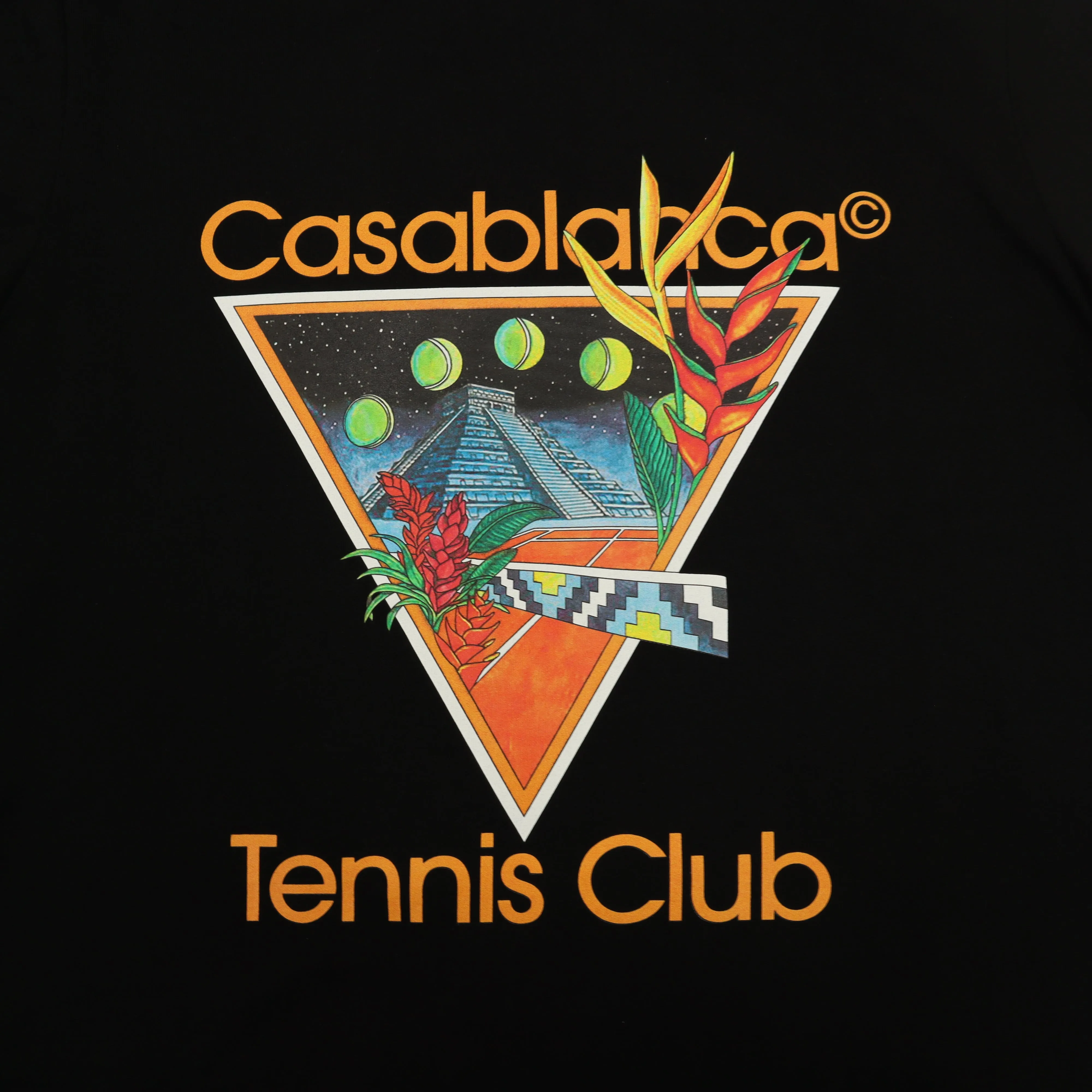 Black Tennis Club T-Shirt.