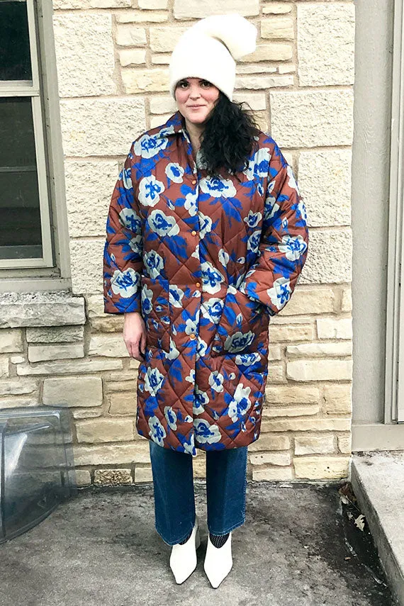 Blue Ikat Lewis Coat