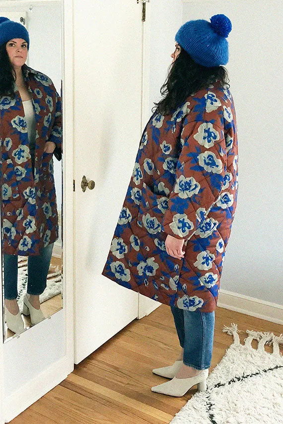 Blue Ikat Lewis Coat