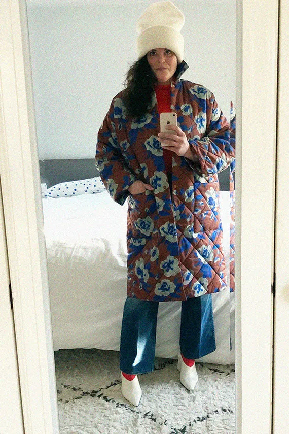 Blue Ikat Lewis Coat