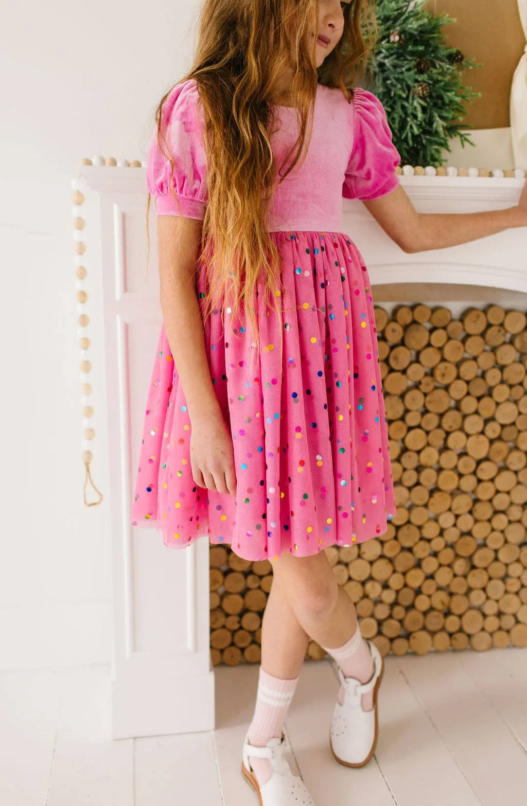 Bubblegum Confetti Diana Dress