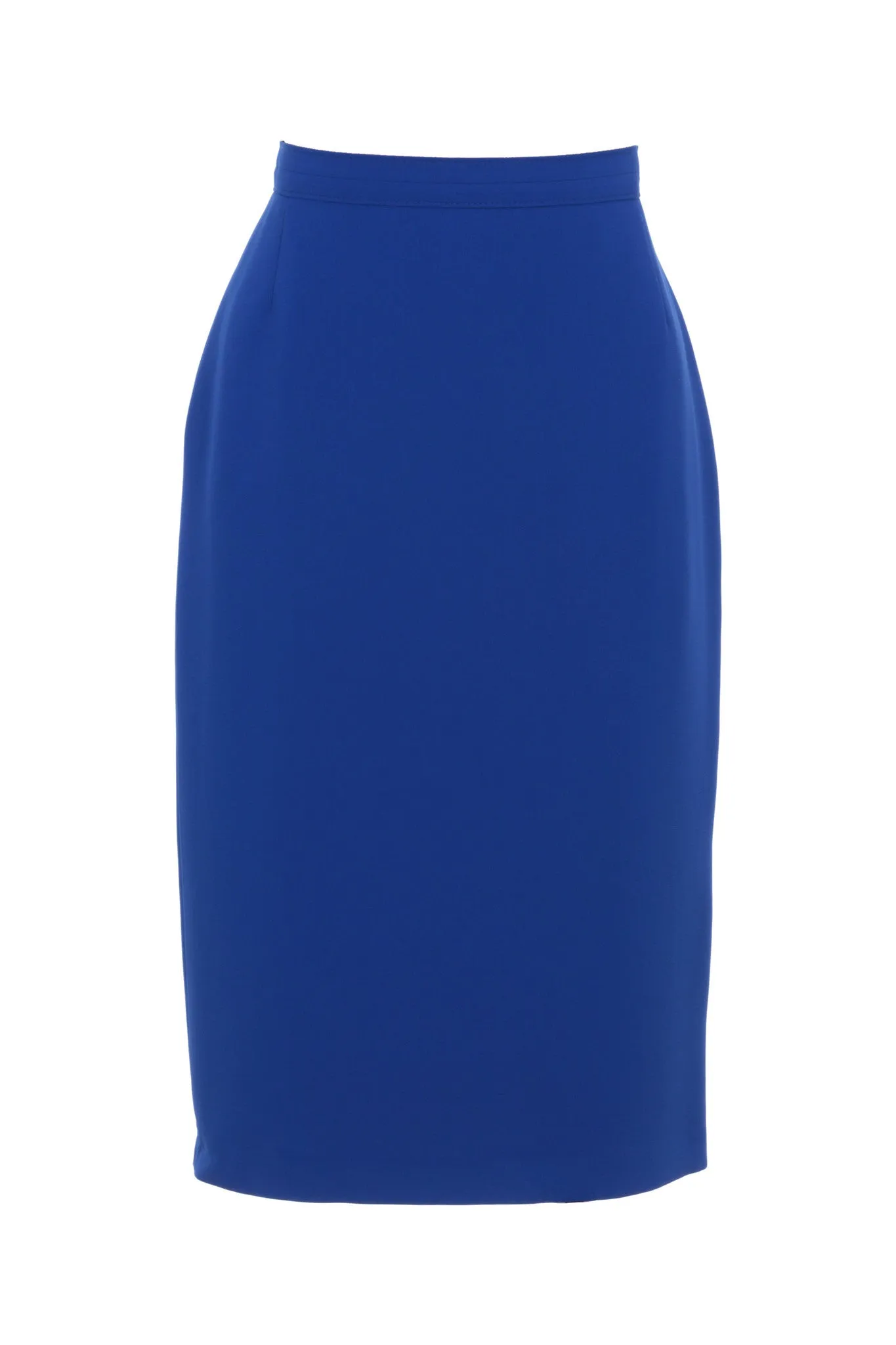 Busy Clothing Womens Royal Blue Pencil Skirt