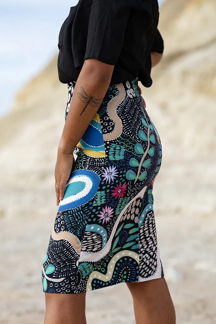 By The Waterhole Pencil Skirt