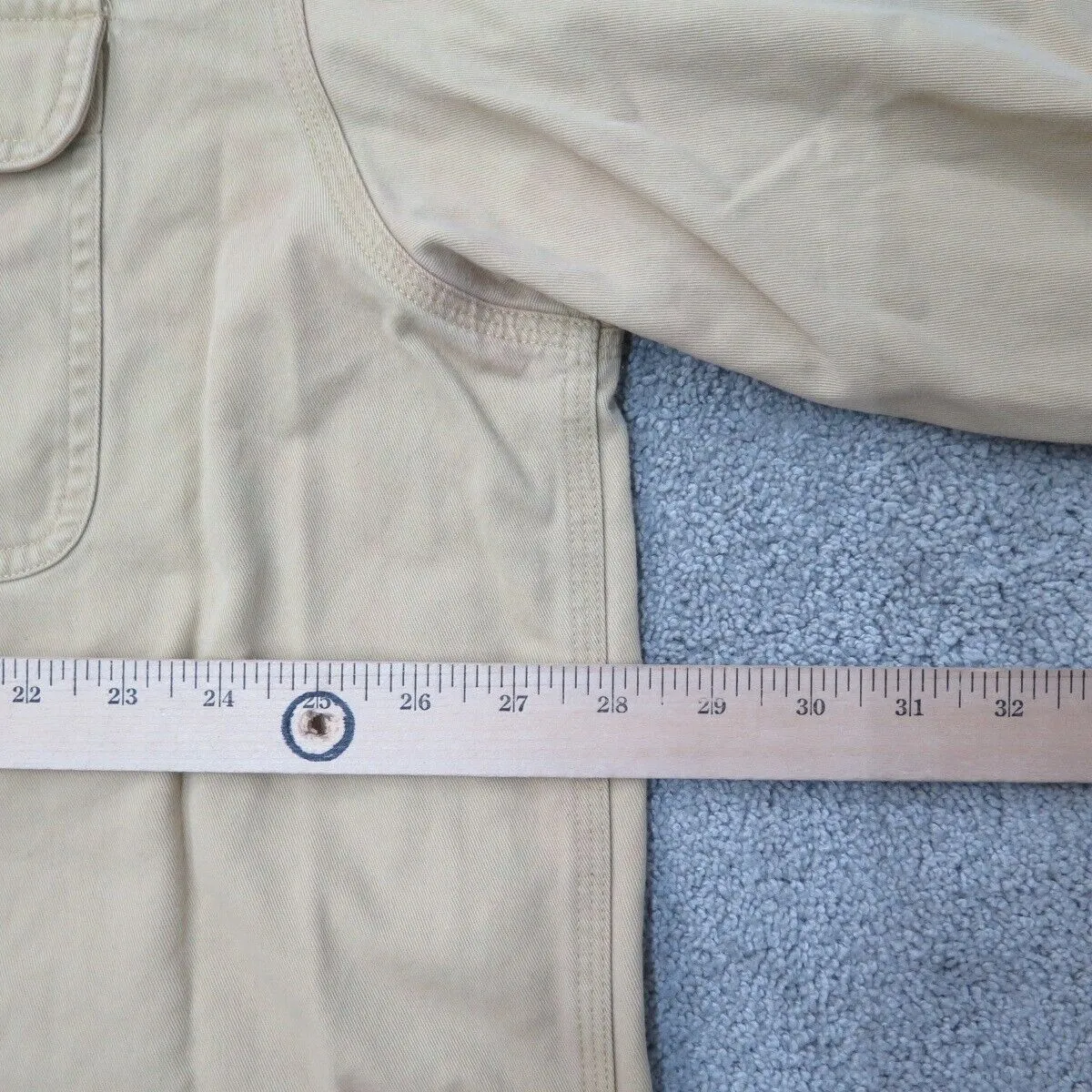 Carhartt Shirt Men 2XL Brown Long Sleeve Button Down Casual 100%Cotton Work Wear