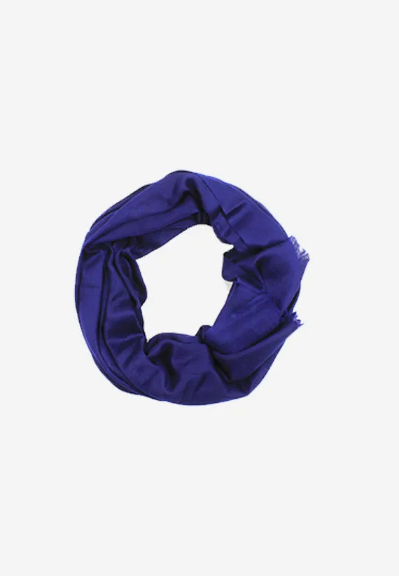 Cashmere Solid Navy Scarf