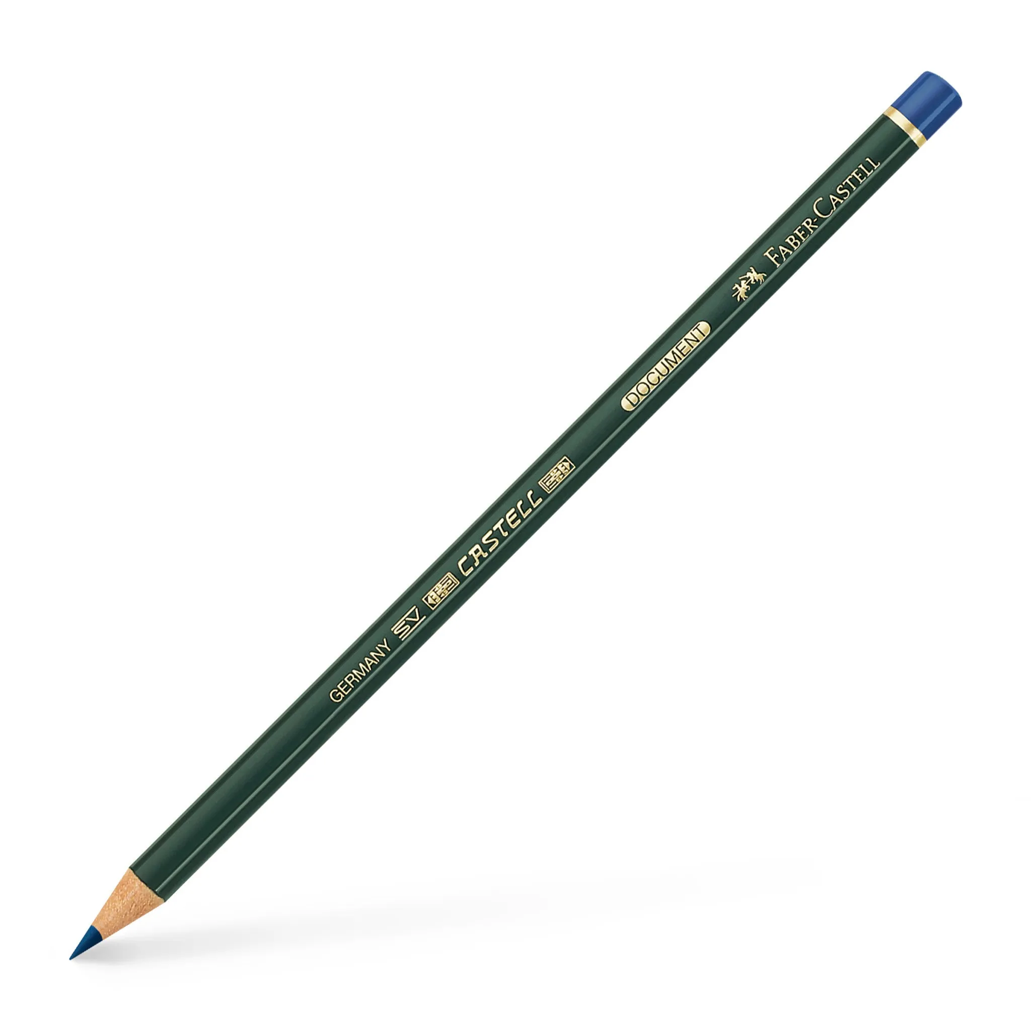 Castell Document Pencil Blue Indelible Box of 12 - #119151