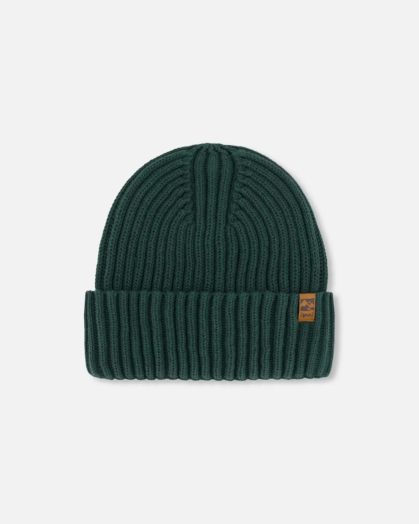 Cuffed Knit Hat Forest Green