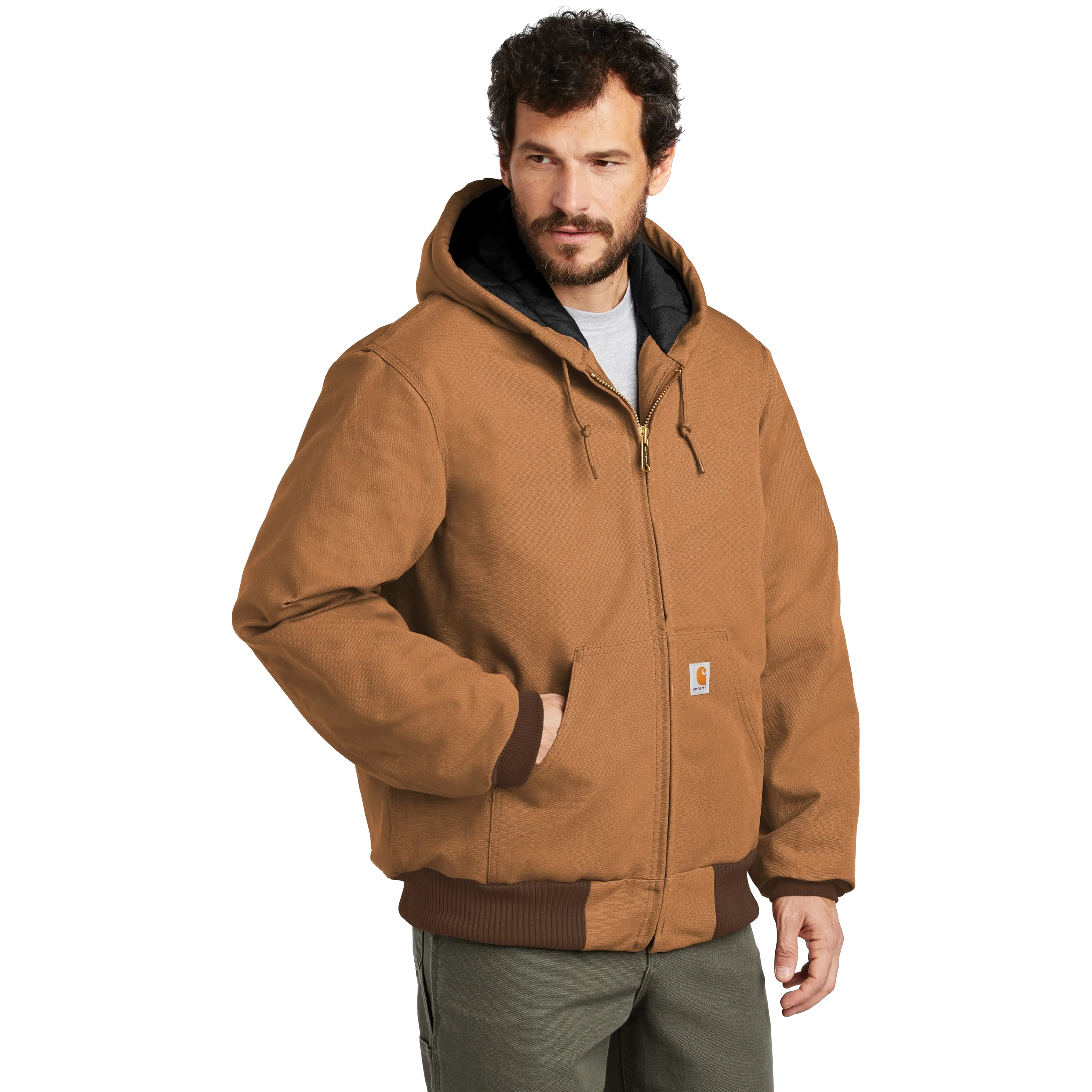 D1940 Mens Flannel-Lined Duck Active Coat