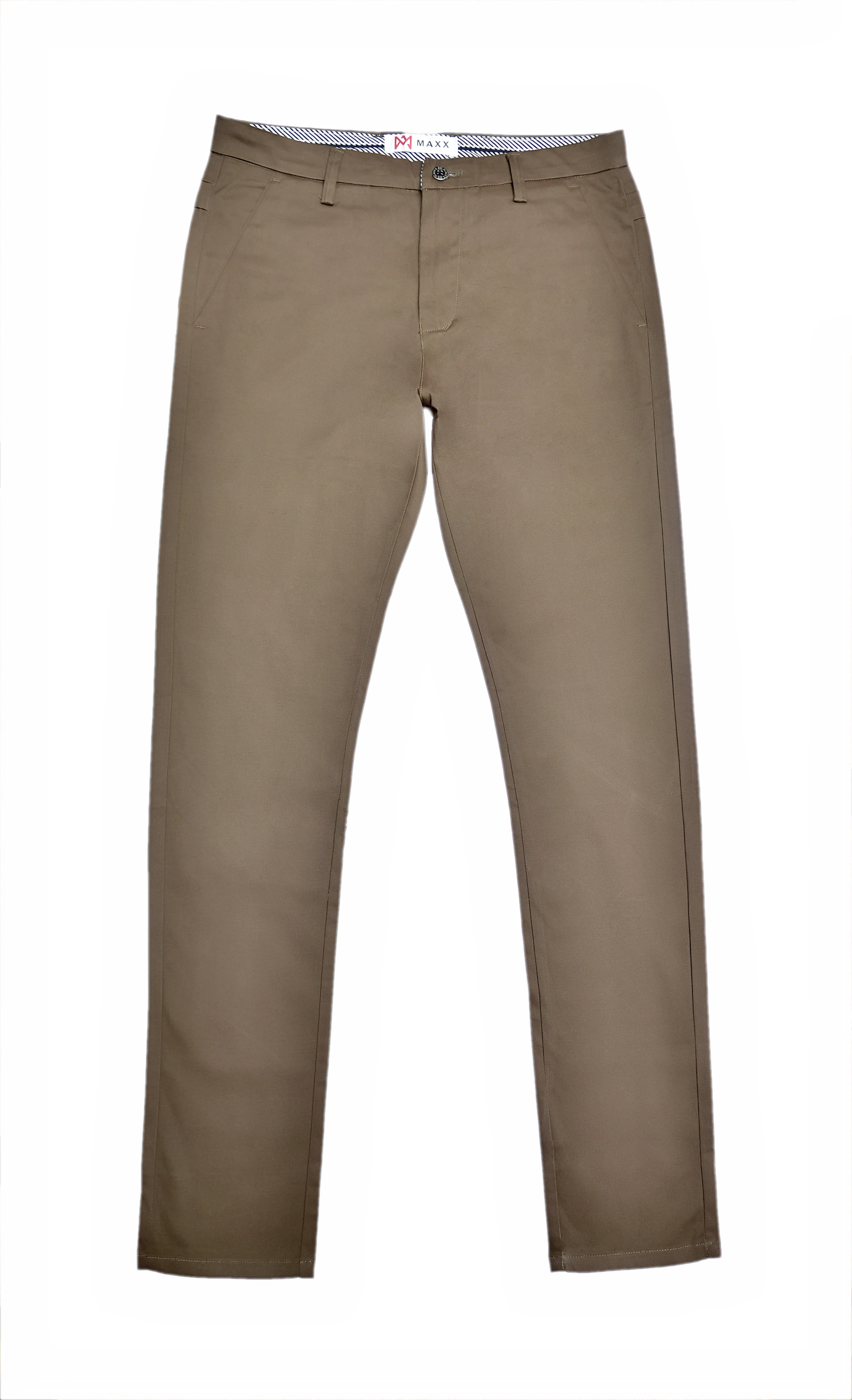 Dark Olive Cotton Chinos Pants