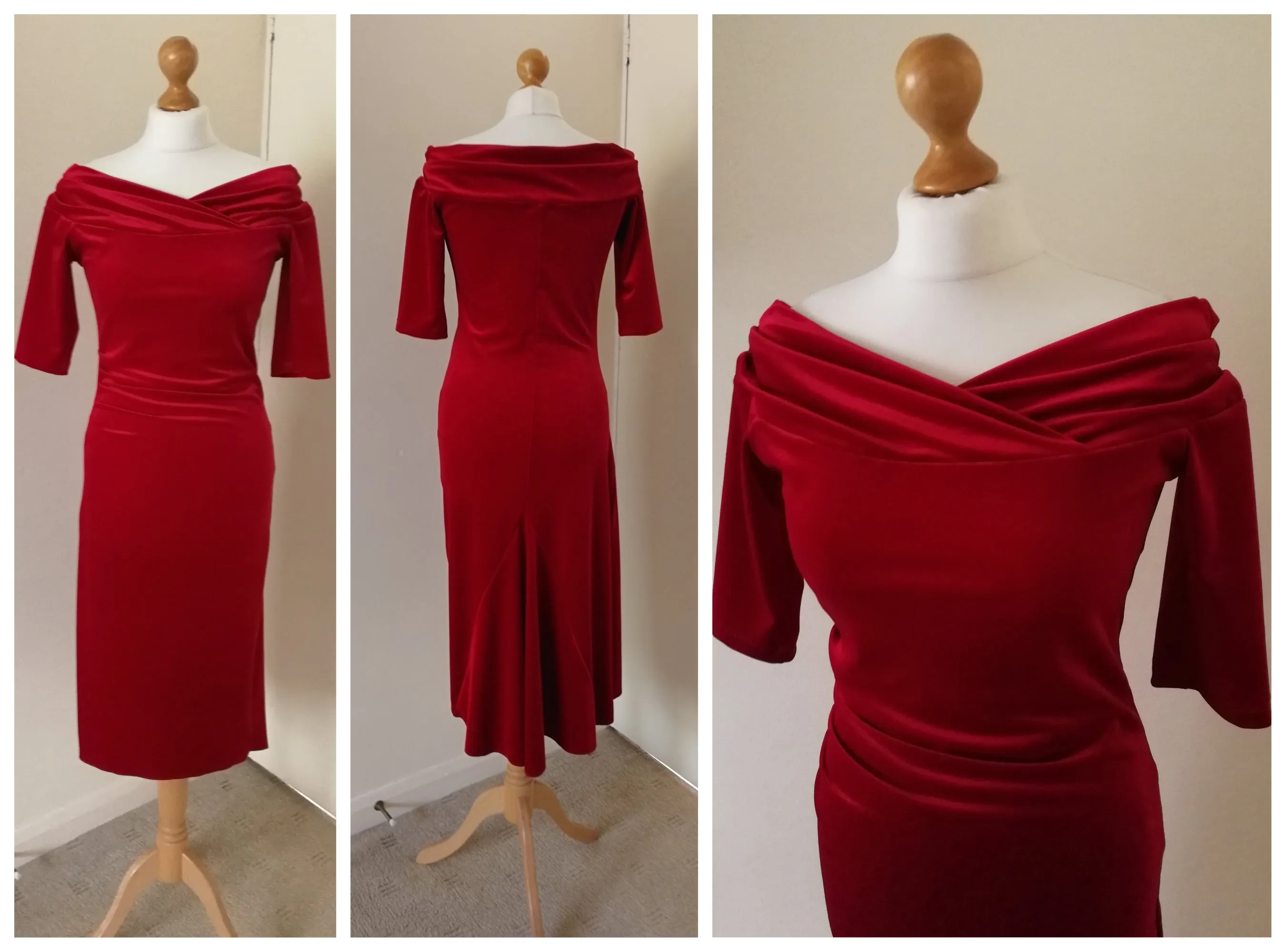 DELPHINE Tango Velvet dress