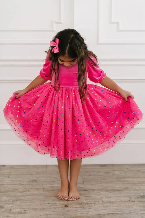 Diana Dress in Confetti Pop