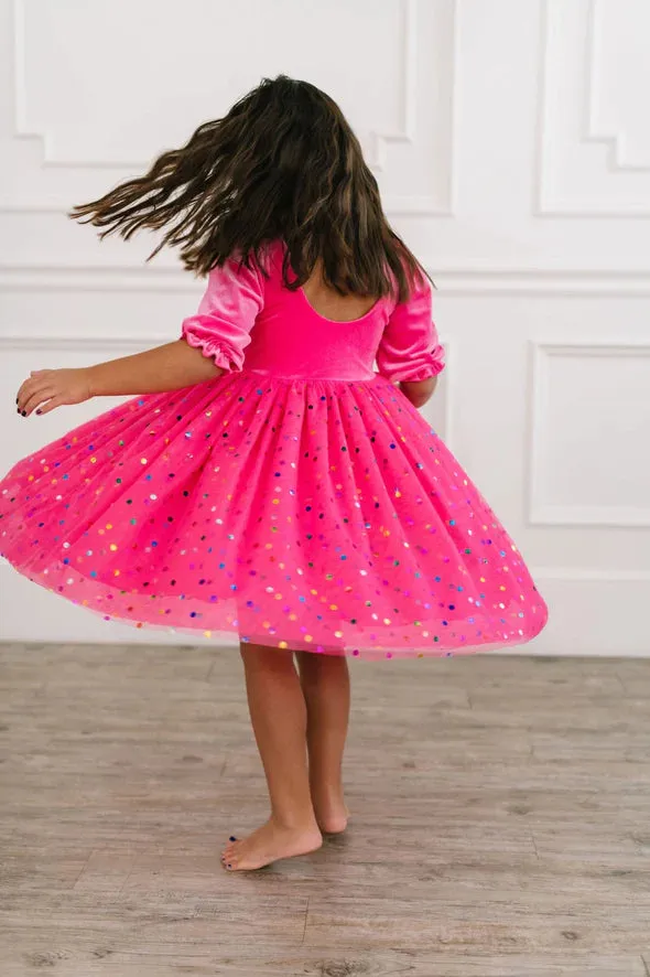 Diana Dress in Confetti Pop