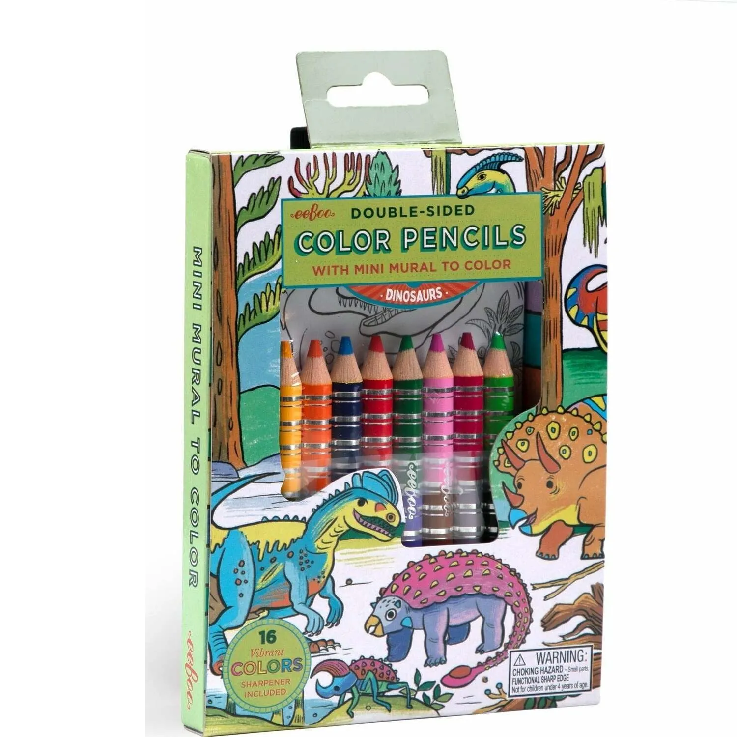 Dinosaurs Color Pencil Mini Mural