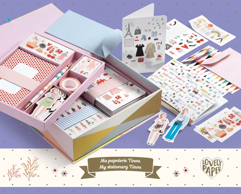 Djeco My Stationery Tinou Box Set