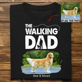 Dog Lovers - Custom Photo Full Time Dog Dad  - Personalized Unisex T-shirt