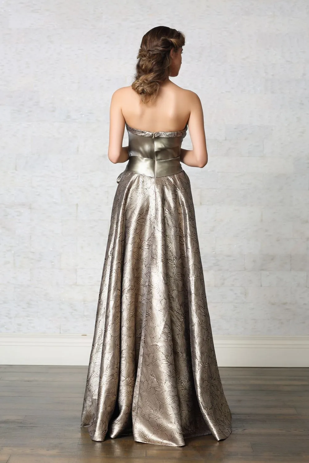 Draped Prom Dress