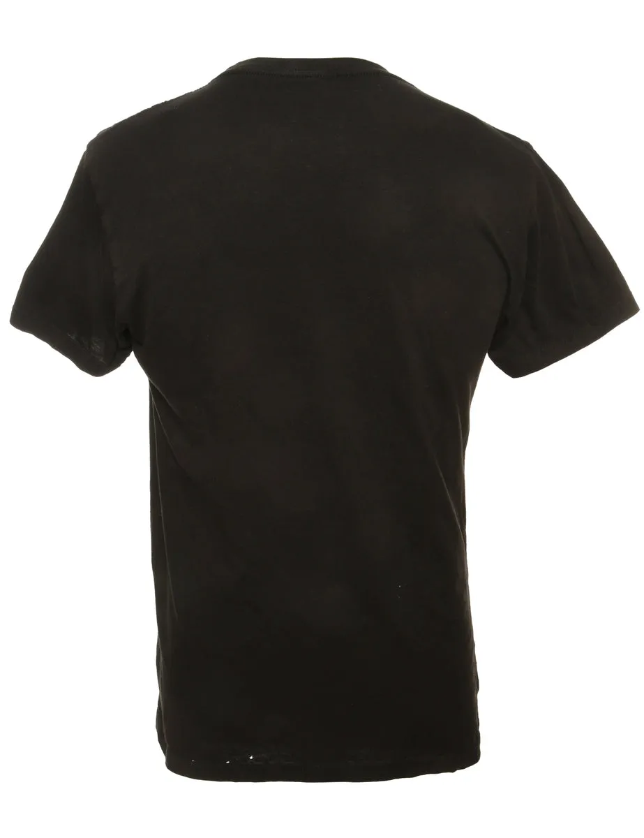 Ed Sheeran Printed Black T-shirt - S