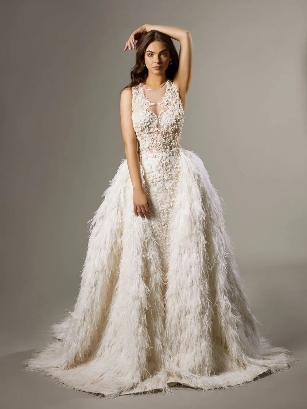 Embellished Mermaid Gown FERULA