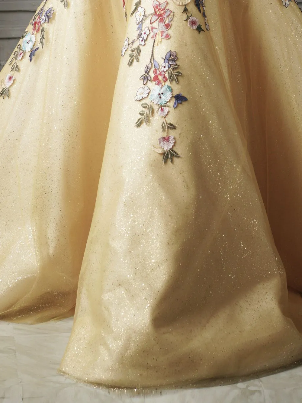 Embroidered Ball Gown