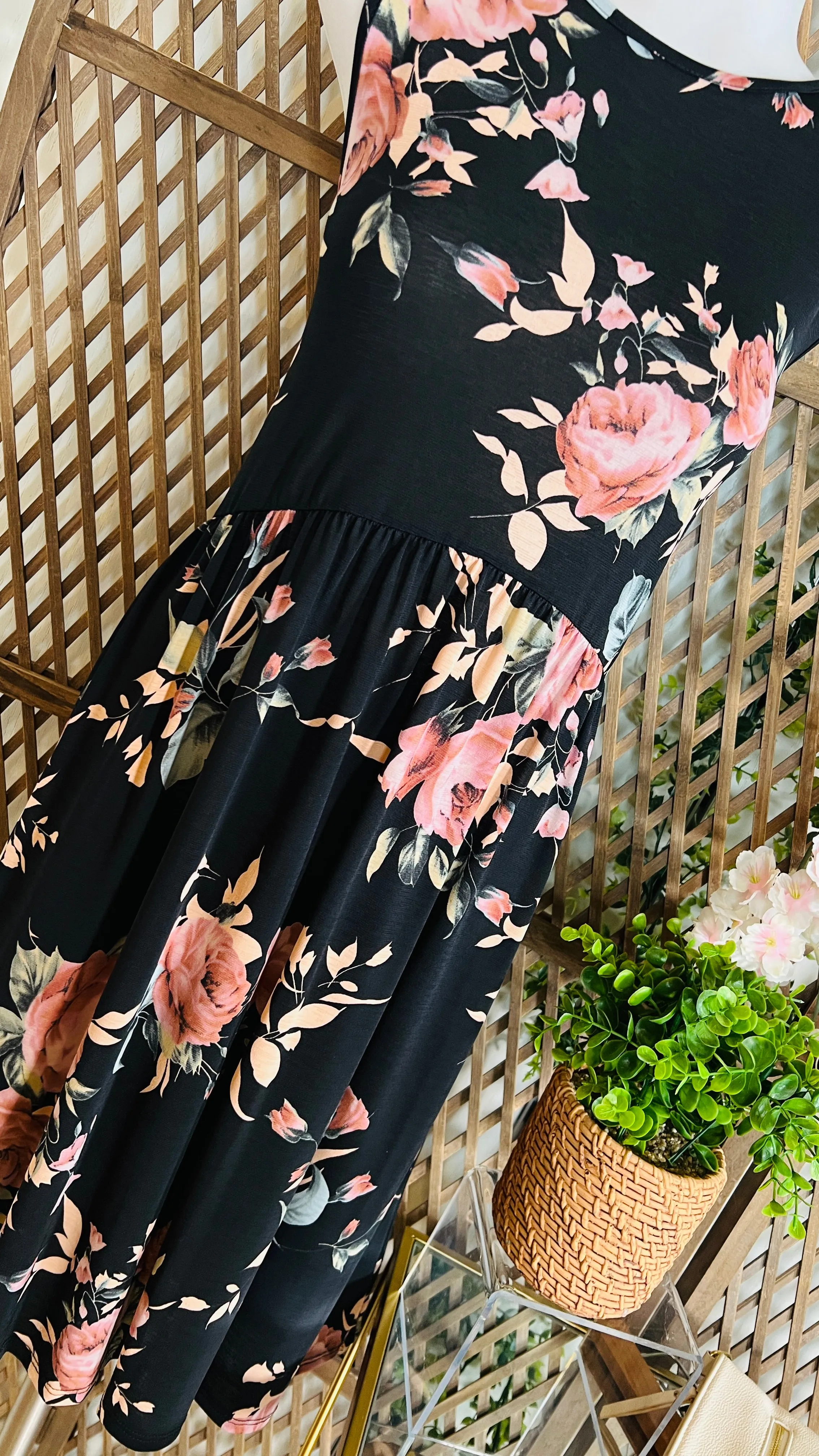 Empire Waist Floral Dress