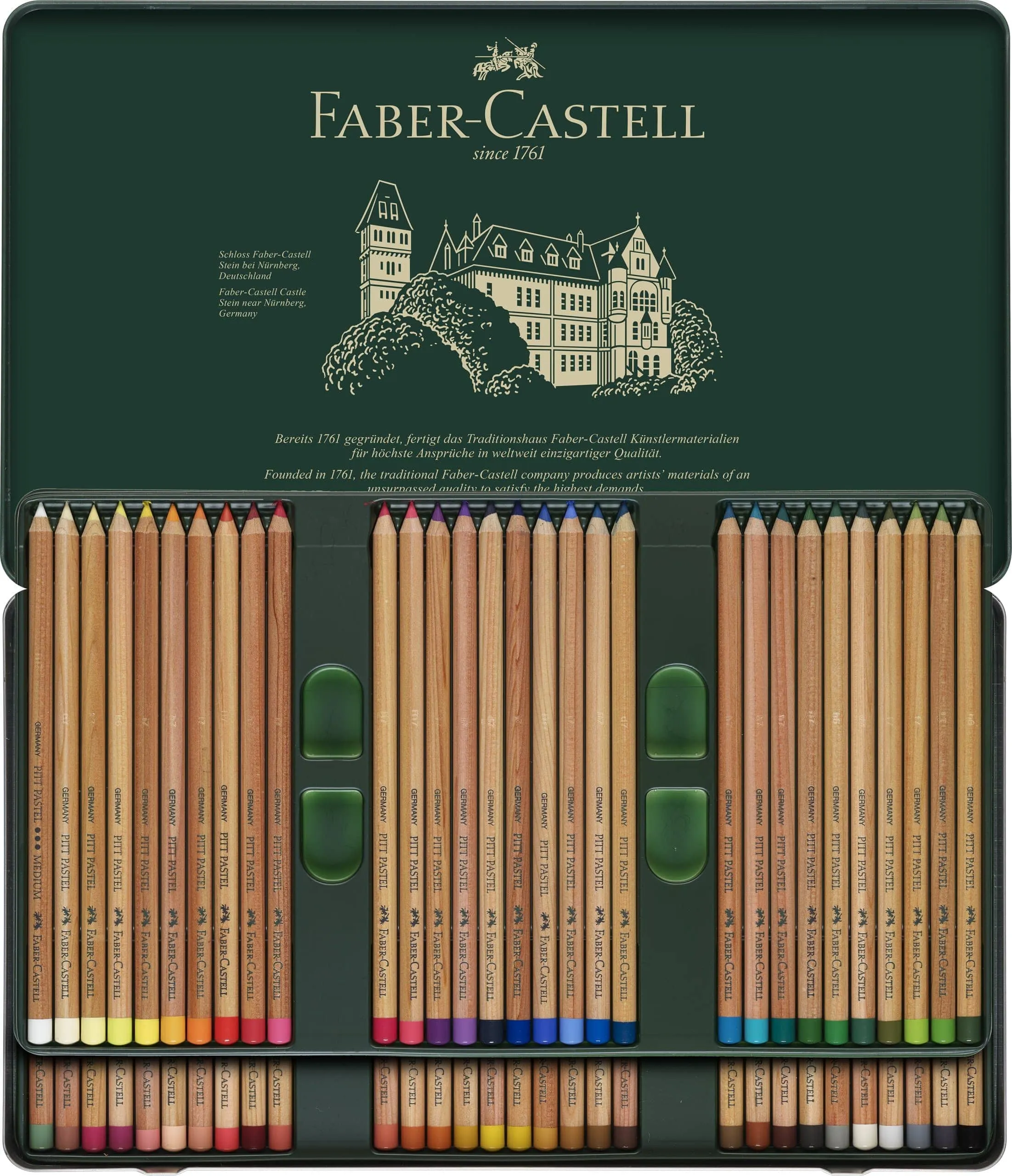 Faber-castell Pitt Pastel pencils Tin of 60