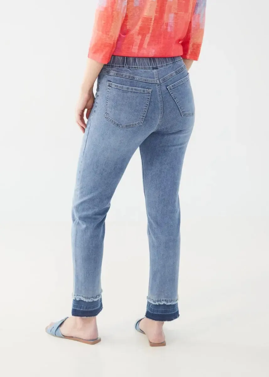 FDJ- Pull-On Pencil Ankle Denim