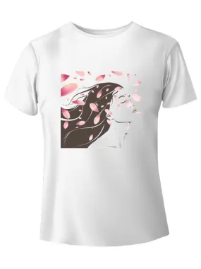 Fioritura di donna t-shirt