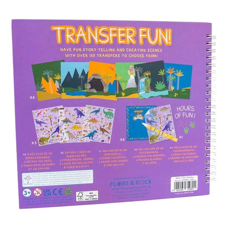 Floss & Rock Transfer Fun - Dinosaurs