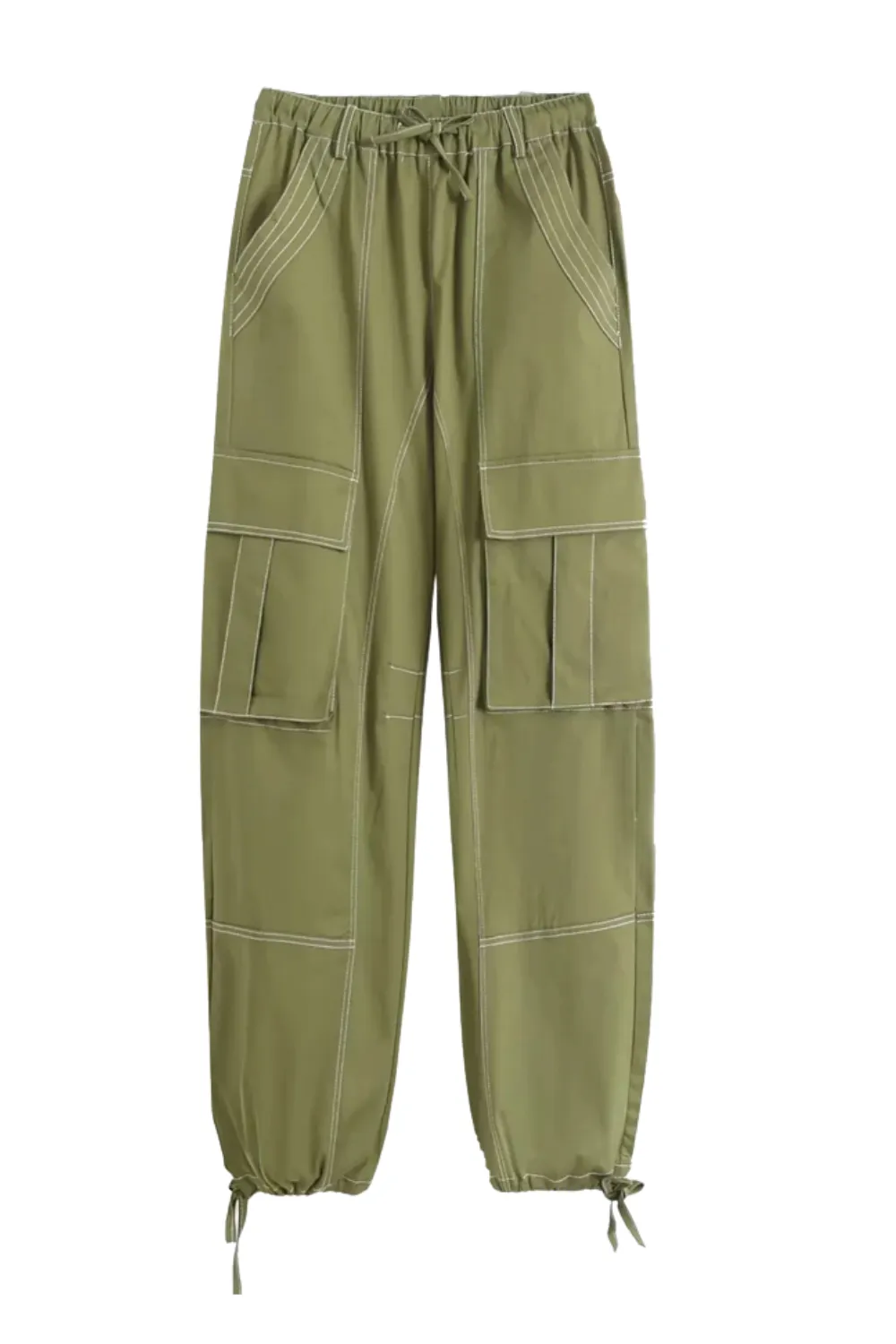 'Frankie' High Waist Casual Cargo Pants (2 Colors)