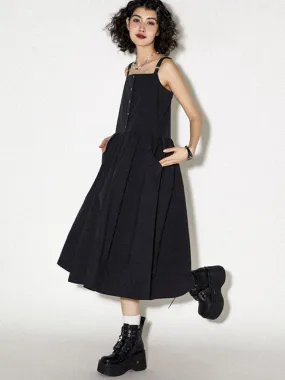 Functional Style Halter A-Line Dress【s0000008826】