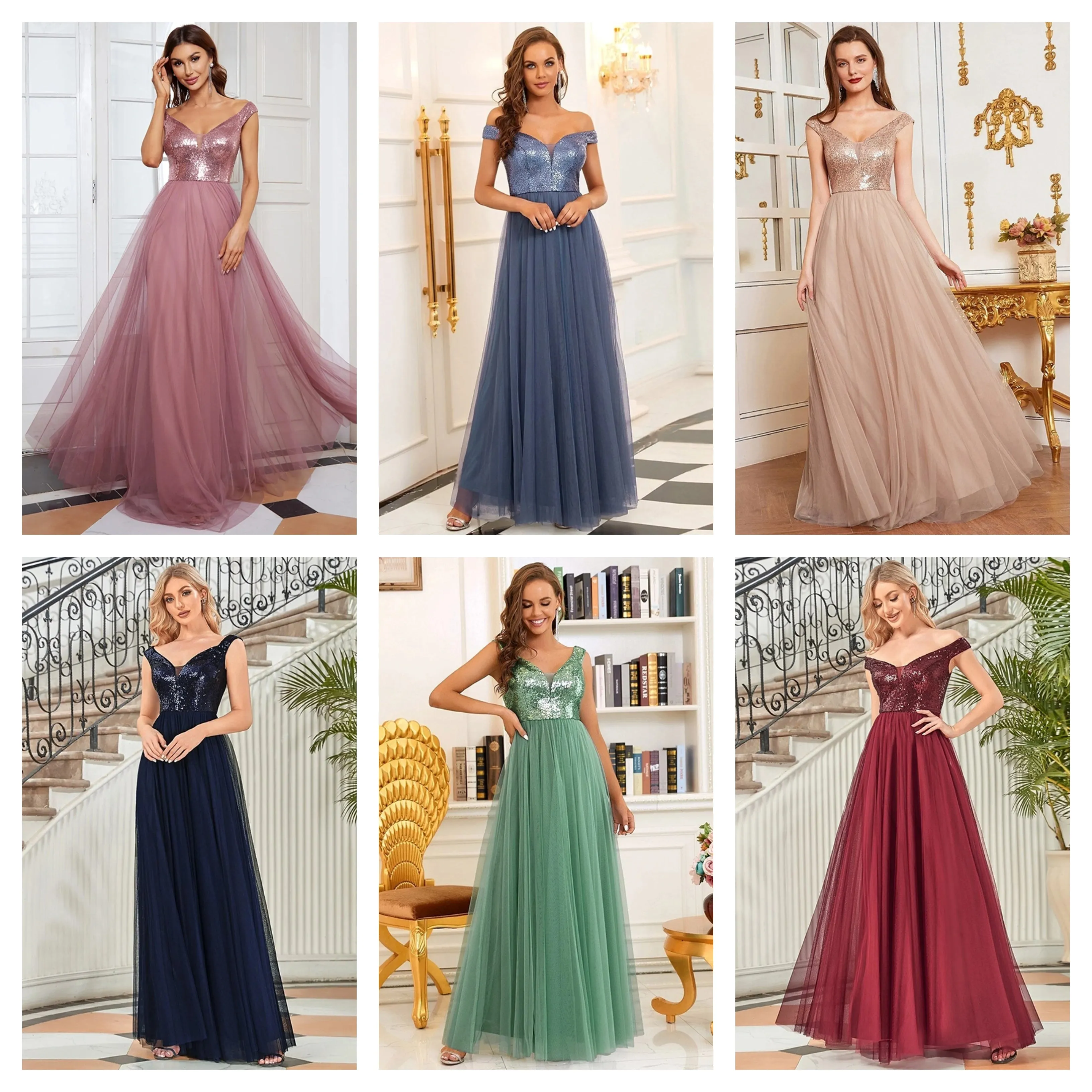 Funki Buys | Dresses | Women's Elegant Long Evening Dress