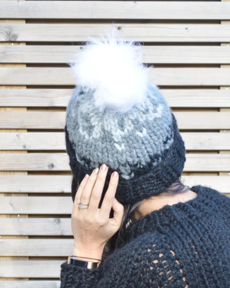 Good Ombré Beanie - Downloadable Chunky Knitting Pattern