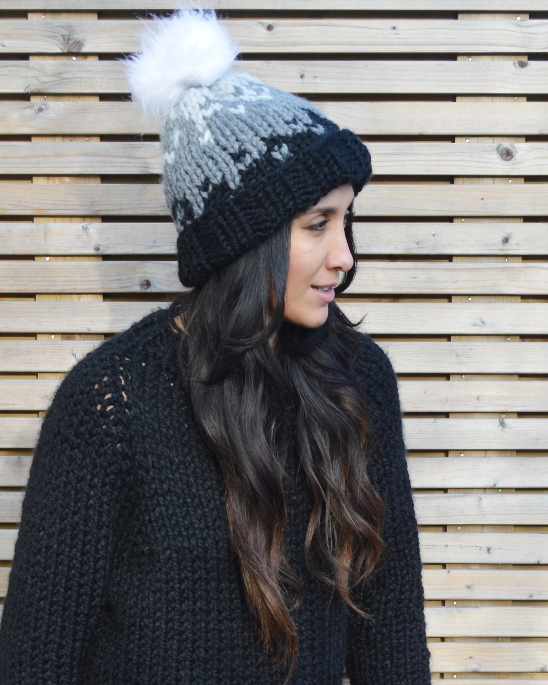 Good Ombré Beanie - Downloadable Chunky Knitting Pattern